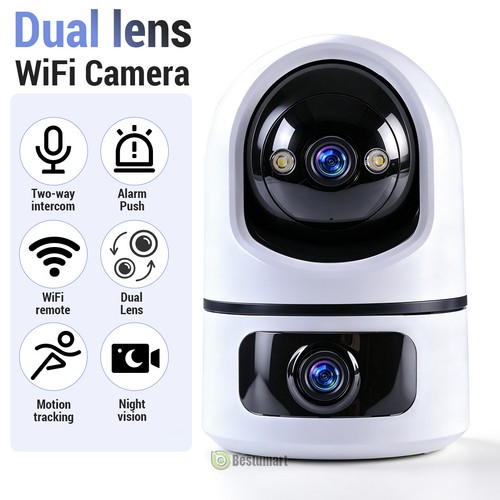 Dual lens 6mp wifi security - 6mp,