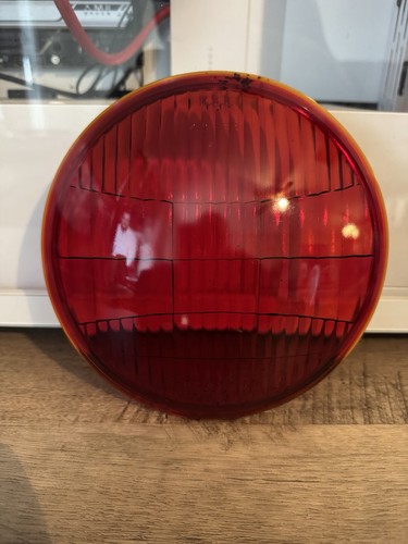 Kd864 red glass lamp - red, 6