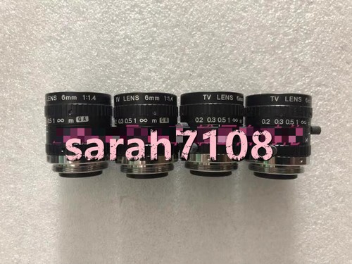 1pc used lens 6mm - lens, 1:1.4