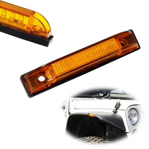 Amber lens led - fender, flare