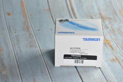 Tamron cctv lens 6mm m23fm06 - tamron,
